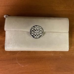Coach shimmer wallet